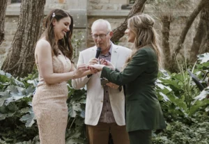 The wedding of Sinead and Elisha
